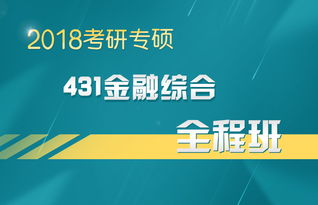 2018考研专硕431金融综合全程班课程名称